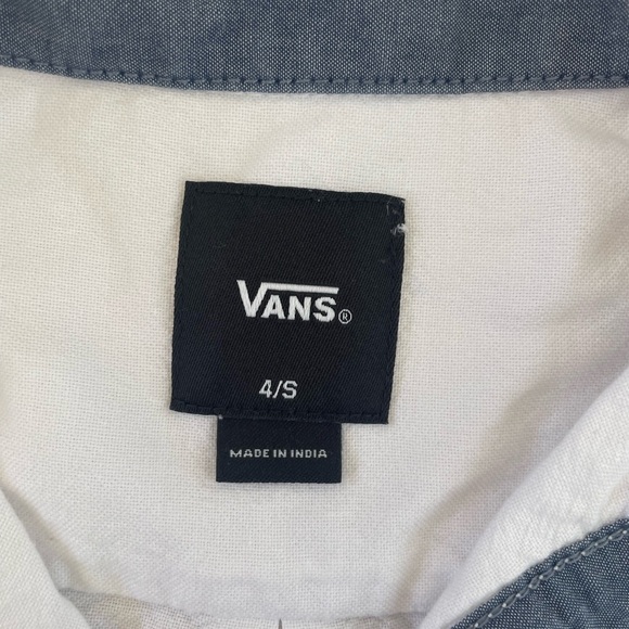 Boys Vans Collar Shirt Size 4 - Picture 2 of 3